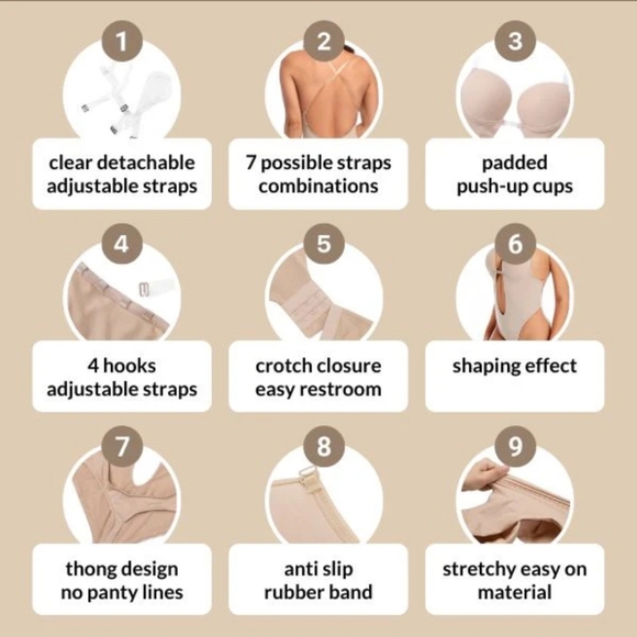 BNWT Bridal bra bodysuit - Picture 4 of 10